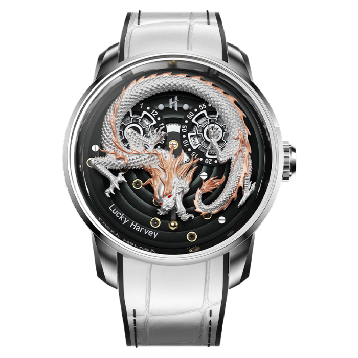 Craftsmanship Series Rose Gold Dragon Automatic Watch