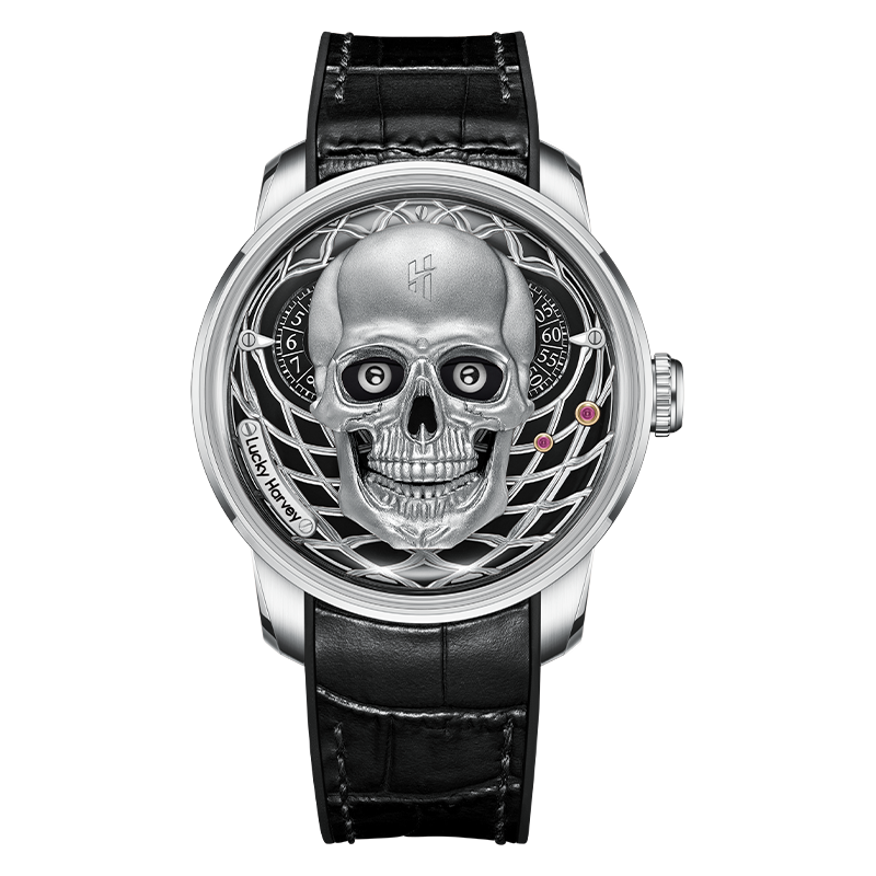 Craftmanship Series Rose Gold Skull Limited edition Automatic Watch - Image 16