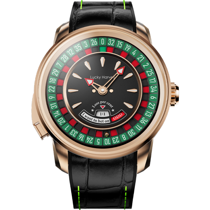 Player Series Gold European Roulette Automatic Watch