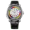 Player Series White/Silver Slot Machine Automatic Watch